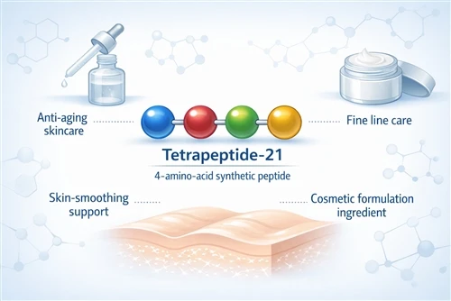 Tetrapéptido-21: un péptido funcional para formulaciones antienvejecimiento m...